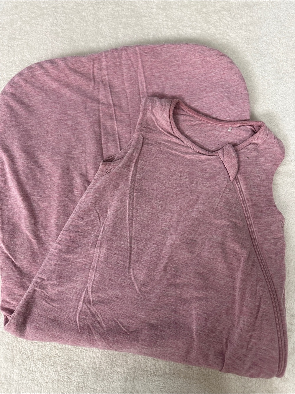 Light Mauve little Sleepies Sleep Sack
